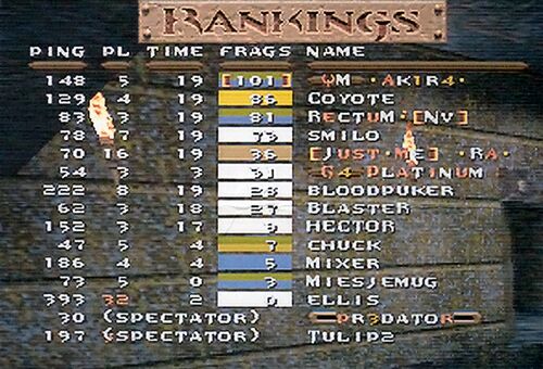 aki playing ffa in the late 90's